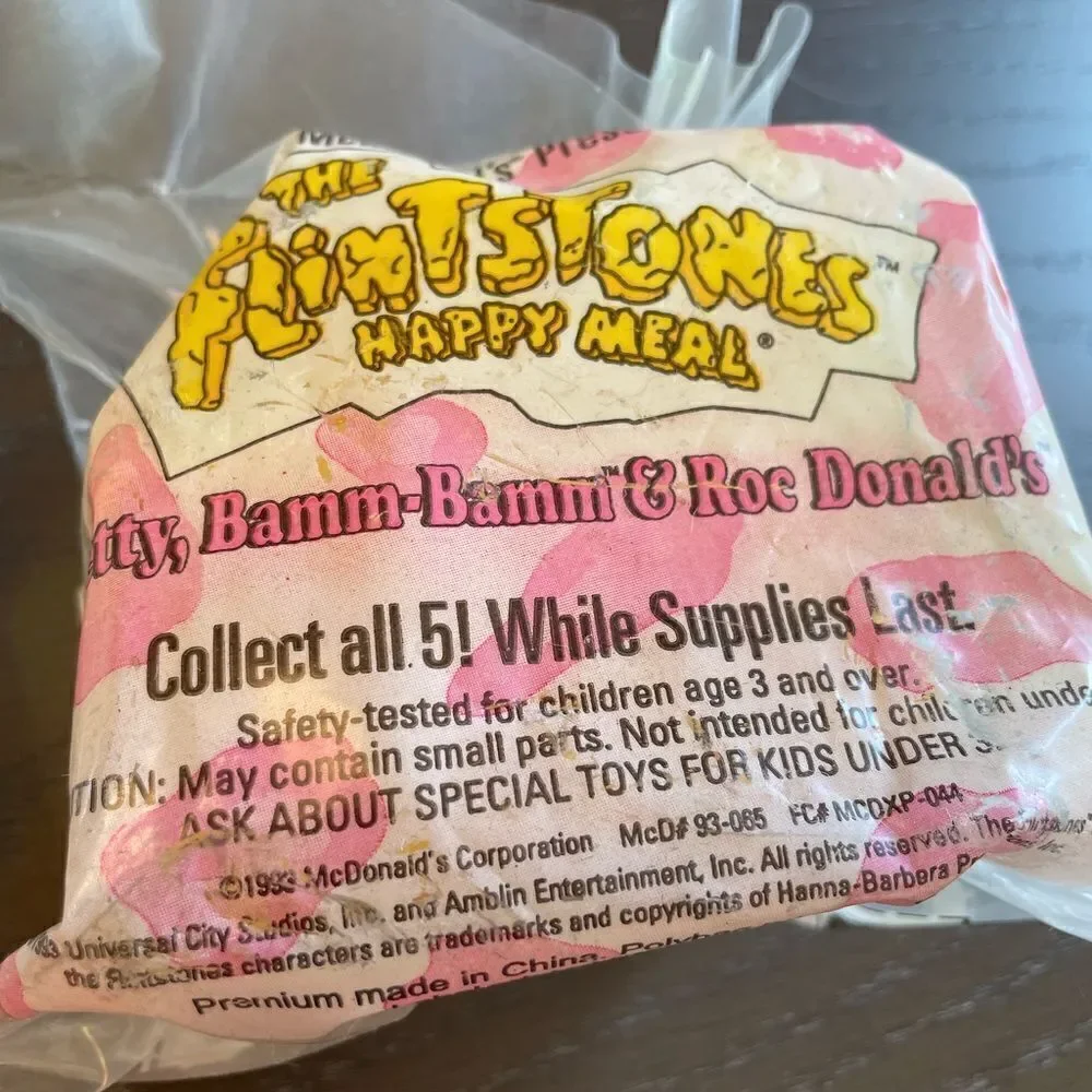 Vintage Flintstone McDonald’sToys Sealed